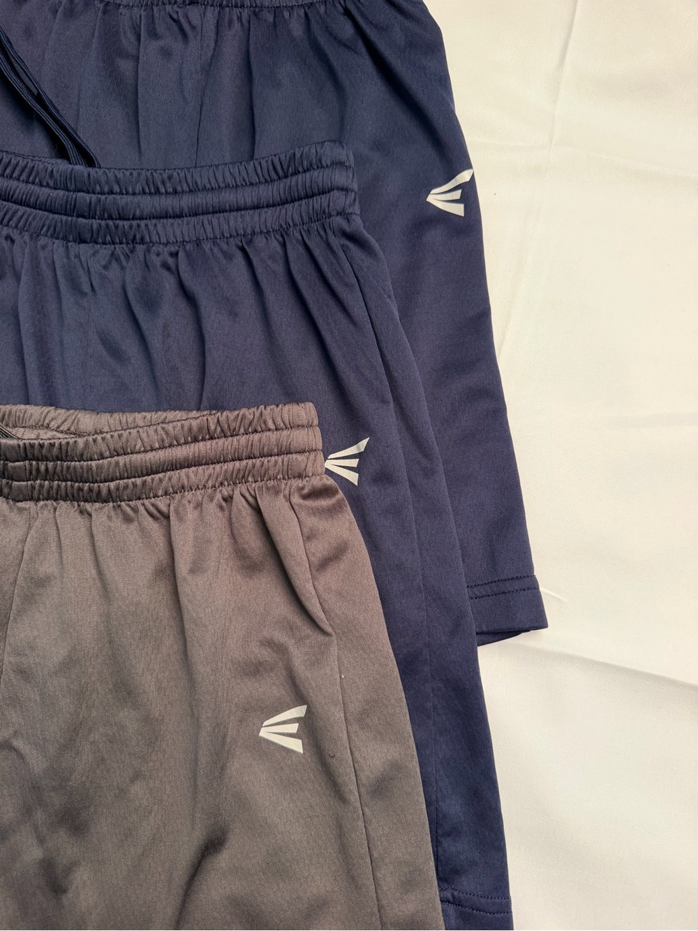 Boys Easton Athletic Shorts - 2 Navy & 1 Gray bundle